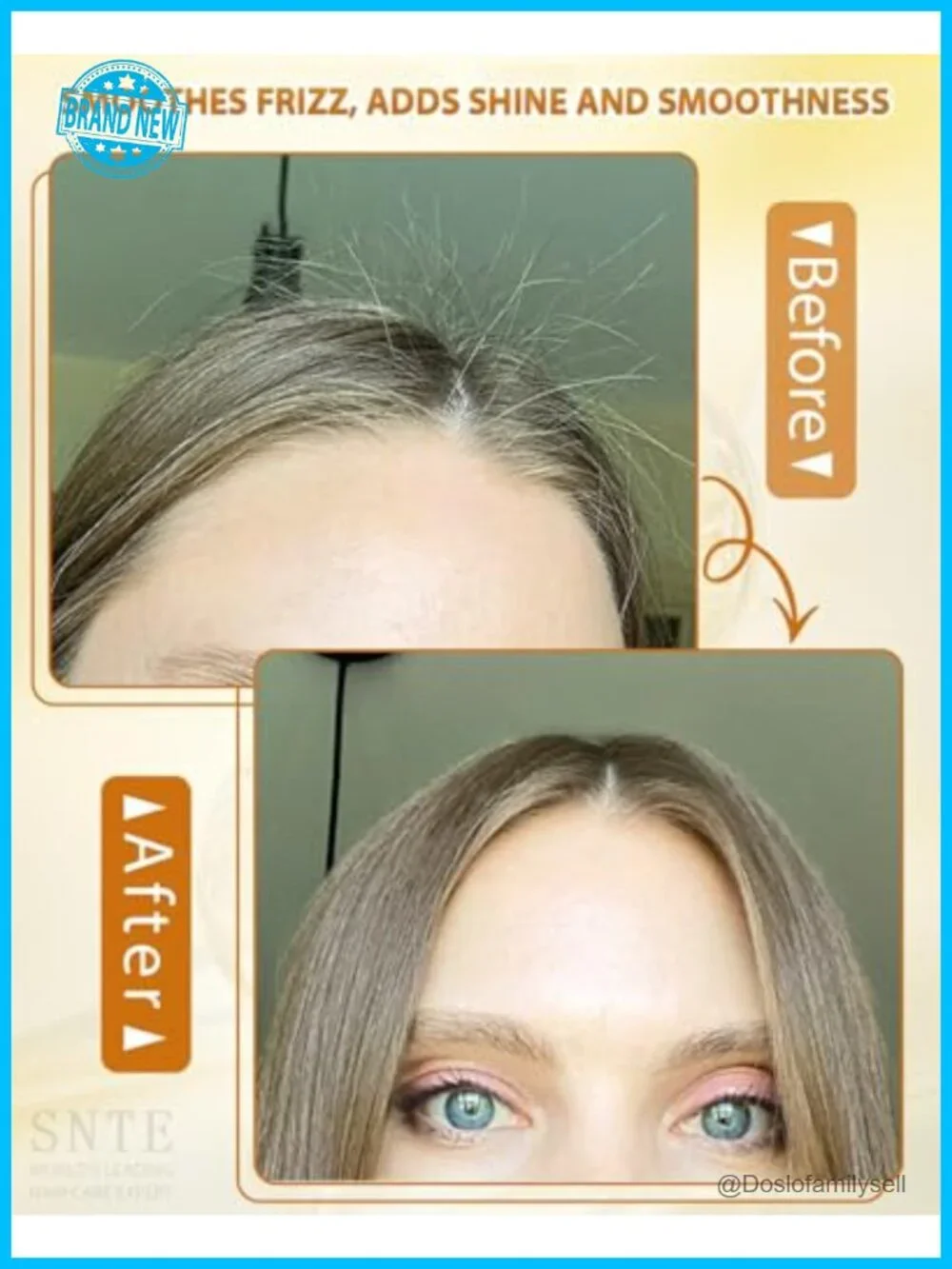 Hair Wax Stick, Gel Tamer for Flyaways, Nourishing Slick Stick Pomade, Styling